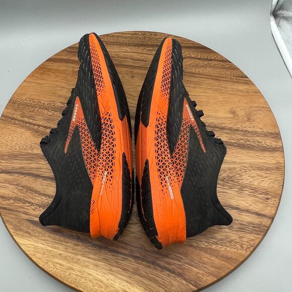 Brooks Hyperion Tempo Shoes Mens 9.5 Black Orange Running Racing Comfort Walking - Picture 6 of 8